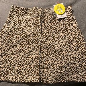 Leopard Print Skirt